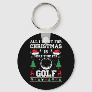 Ugly Christmas Shirts Men's Dry Fit Golf Xmas Holi Key Ring