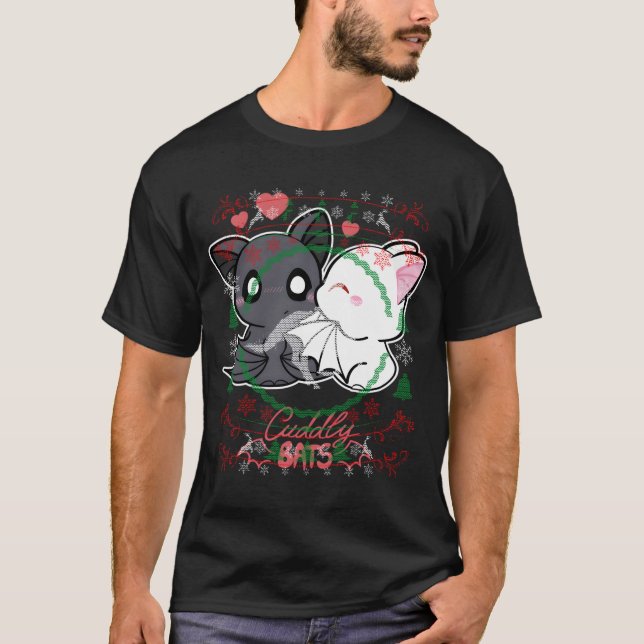 Ugly Christmas Style Cowgirl Riding Xmas T-Shirt (Front)