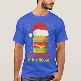 Ugly Christmas Sweater Burger Happy Holidays with 