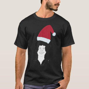Ugly Christmas Sweater Clown Head Santa Hat