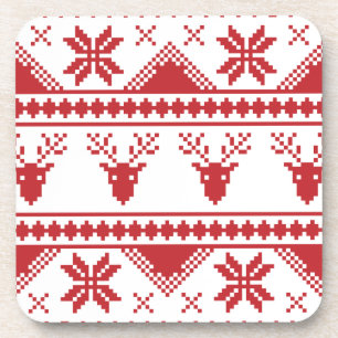 ugly christmas sweater coaster