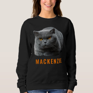 Ugly Christmas Sweater. Custom Photo & Name Womens Sweatshirt