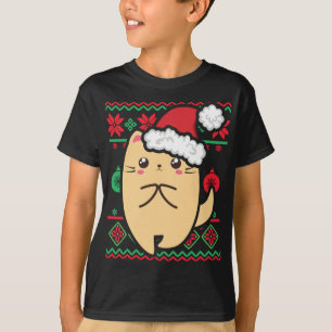 Ugly Christmas Sweater Cute Kawaii Anime Chibi Shy