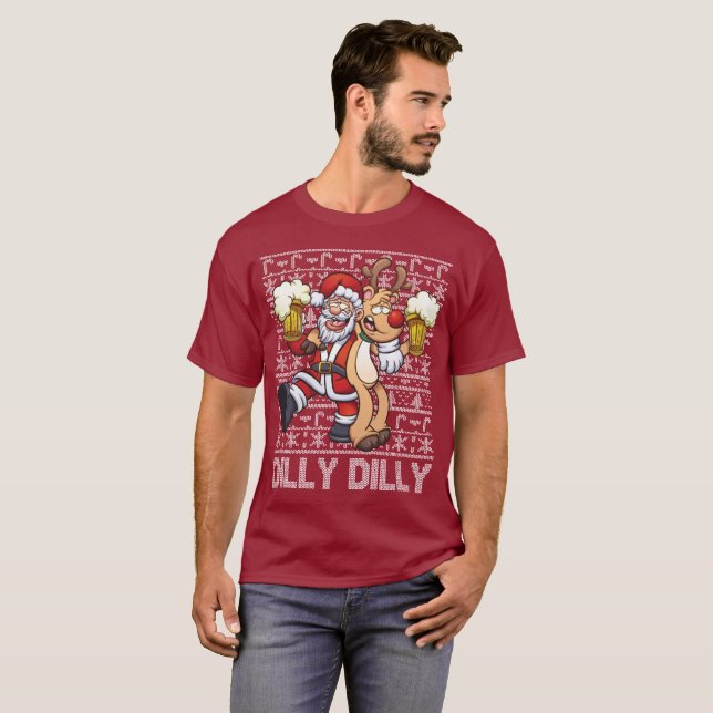 Ugly Christmas Sweater Dilly Dilly (Front Full)