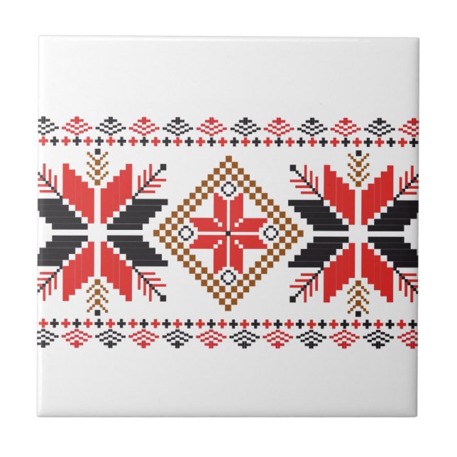 Ugly Christmas Sweater Fair Isle Tile (Front)