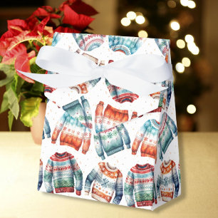 Ugly Christmas Sweater Favour Box