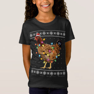 Ugly Christmas Sweater Funny Chicken Christmas
