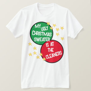 Ugly Christmas Sweater Funny Men's T-Shirt