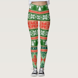 Ugly Christmas Sweater   Holiday Leggings