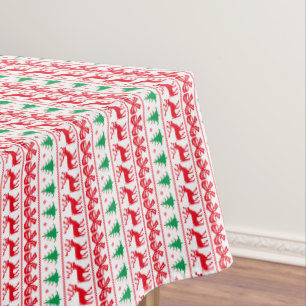 Ugly Christmas Sweater Holiday Pattern Tablecloth