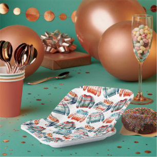 Ugly Christmas Sweater Paper Plate
