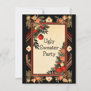 Ugly Christmas Sweater Party Invitation
