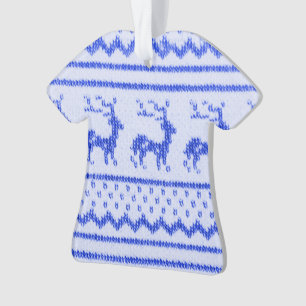 Ugly Christmas Sweater pattern Ornament