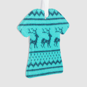 Ugly Christmas Sweater pattern Ornament