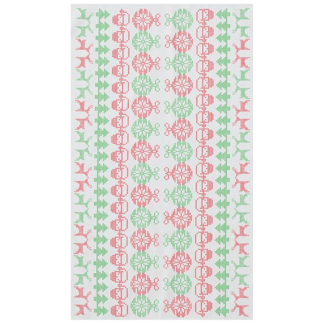 Ugly Christmas Sweater Pattern Tablecloth (Front)
