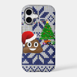 ugly Christmas sweater poop emoji