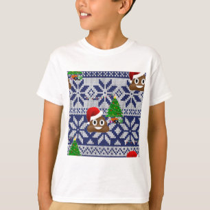 ugly Christmas sweater poop emoji