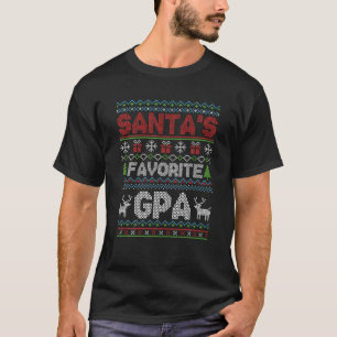 Ugly Christmas Sweater Style Funny Santa s Favorit