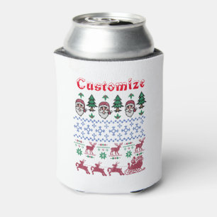 Ugly Christmas Sweater-Style Thunder_Cove Can Cooler