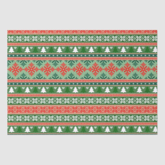 Ugly Christmas Sweater Tissue Paper (Front)