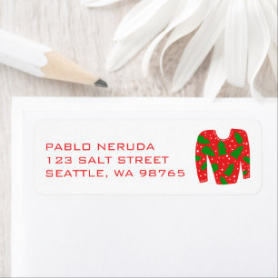 Ugly Christmas Sweater Xmas CUSTOM Mailing Address