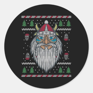 Ugly Christmas Sweaters 1  Classic Round Sticker