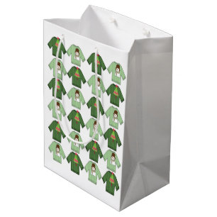 Ugly Christmas Sweaters Green Gift Bags