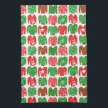 Ugly Christmas Sweaters Holiday Pattern Tea Towel<br><div class="desc">Decorate your kitchen with this fun holiday dish towel. Makes a great christmas,  housewarming or wedding gift! 
You can customise it and add text too.
Check my shop for lots more colours and patterns!</div>