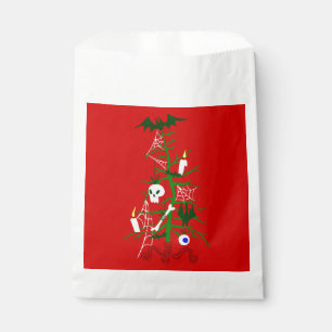 ugly christmas tree skull bat favour bags