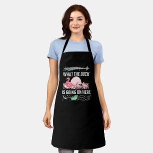 Ugly Christmas - What The Duck Is Going On Here Apron