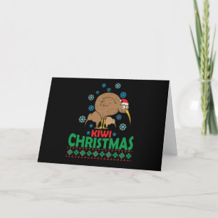 Ugly Christmas with Kiwi Vogel from New Zealand Card