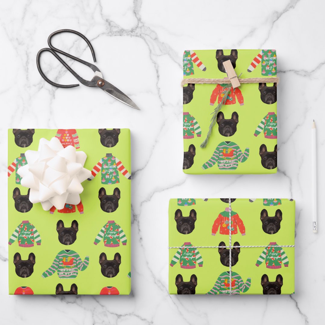 Ugly Christmas wrapping paper Zazzle