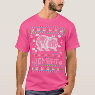 Ugly Christmas Xmas Ugly Wombat T-Shirt