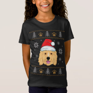 Ugly Goldendoodle Christmas Golden Doodle Dog Xmas T-Shirt