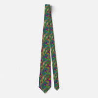 Ugly green paisley tie
