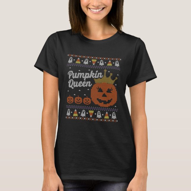 Ugly Halloween Sweater Pumpkin Queen (Front)