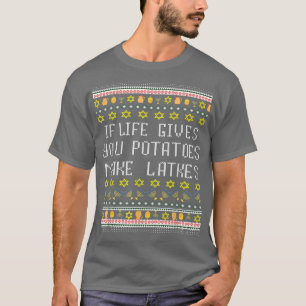 Ugly Hanukkah Sweater If Life Gives You Potatoes M