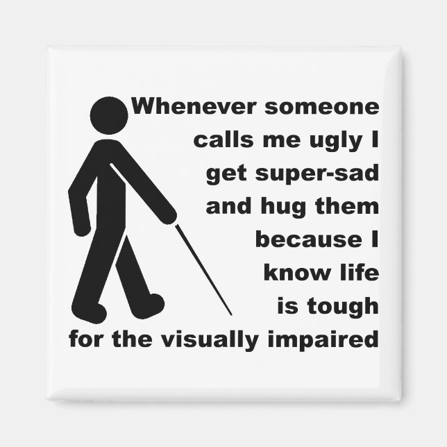 Ugly Hug Funny Fridge Magnet (Front)