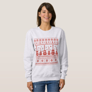 Ugly Merry Christmas sweater acoustic guitar