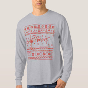 Ugly Merry Christmas sweater heartbeat