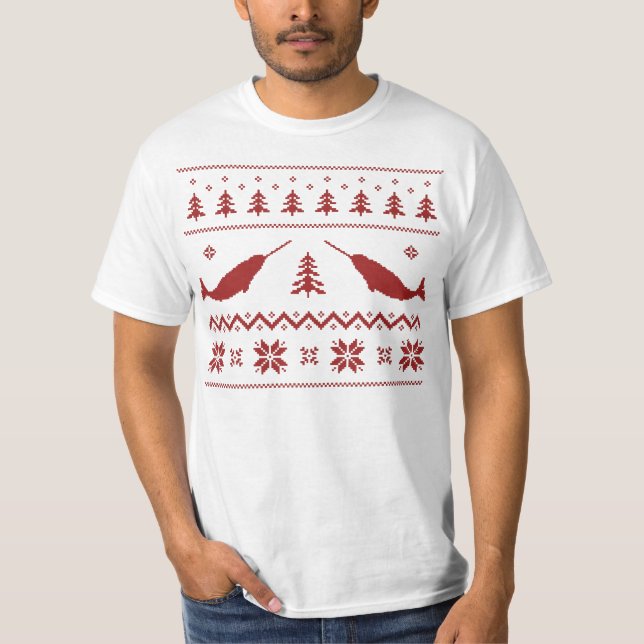 Ugly Narwhal Christmas Sweater (Front)