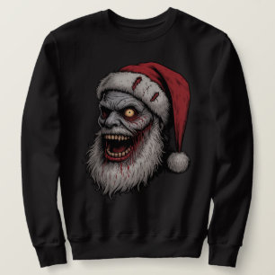 Ugly Santa Merry Stabmas — Horror Christmas Sweatshirt