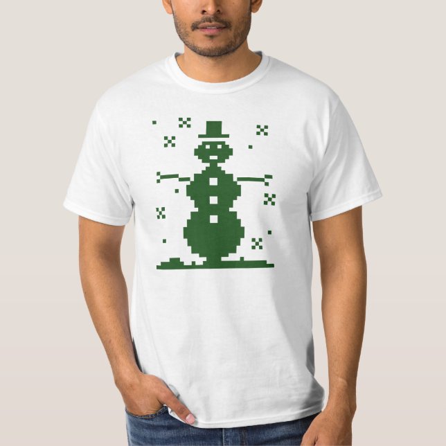 Ugly Snowman Christmas Sweater (Front)