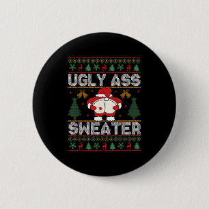 Ugly Sweater Christmas  6 Cm Round Badge