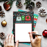 Ugly Sweater Christmas Baby Shower Advice<br><div class="desc">These advice cards are perfect for anyone having a baby shower this Christmas time. Simply include these advice cards when you send out your matching invitations, your guests can then fill out the sheet with any advice or wishes they have for mum & baby. These sheets will be a lovely...</div>