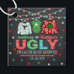Ugly Sweater Christmas Baby Shower Favour Tags<br><div class="desc">Celebrate in style with these cute and very trendy baby shower favour tags. This design is easy to personalise with your special event wording and your guests will be thrilled when they see these fabulous tags.</div>
