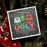 Ugly Sweater Christmas Baby Shower Napkin<br><div class="desc">Celebrate in style with these trendy baby shower napkins. This design is easy to personalise with your special event wording and your guests will be thrilled when they see these fabulous napkins.</div>