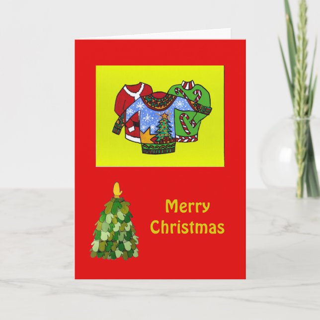 Ugly Sweater Christmas Card (Front)
