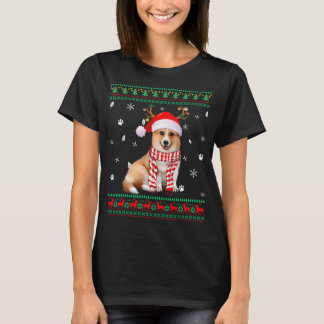 Ugly Sweater Christmas Corgi Dog Santa Reindeer