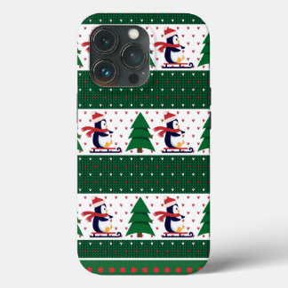Ugly Sweater Christmas Faux Knit Pattern Case-Mate iPhone 13 Pro Case
